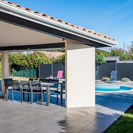 Frenchyhomes☆villapiscine☆8pers☆centrebassin * Biganos
